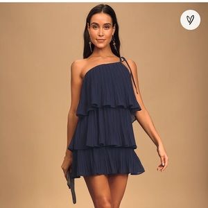 Lulus navy dress